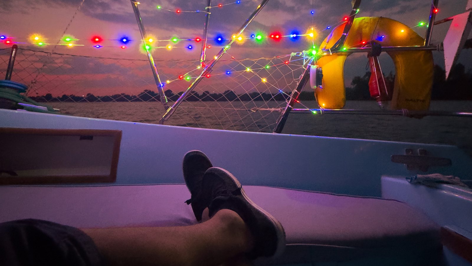 Première nuit à bord de Tamsin