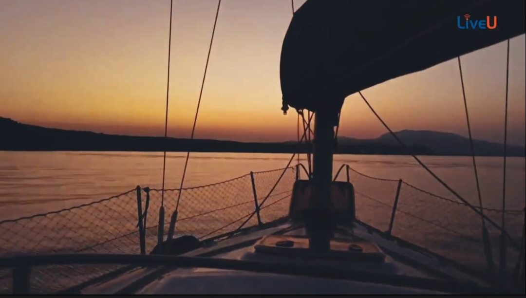 1er Sunset au drone à Koroni